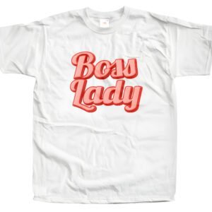 Koszulka Boss Lady z możliwością personalizacji – damski t-shirt z imieniem Koszulka Boss Lady z możliwością personalizacji – damski t-shirt z imieniem